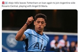 半岛体育官网-罗马诺：热刺21岁前锋贝利斯将租借加盟罗萨里奥中央